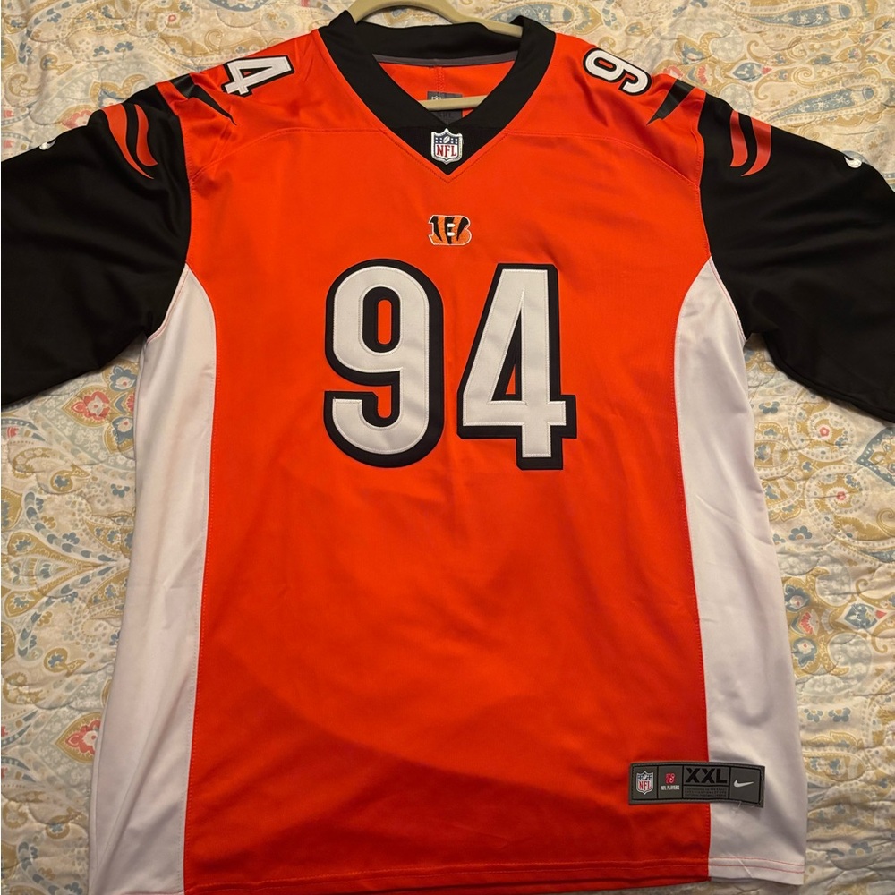 Nike Bengals Orange and Black Jersey XXL